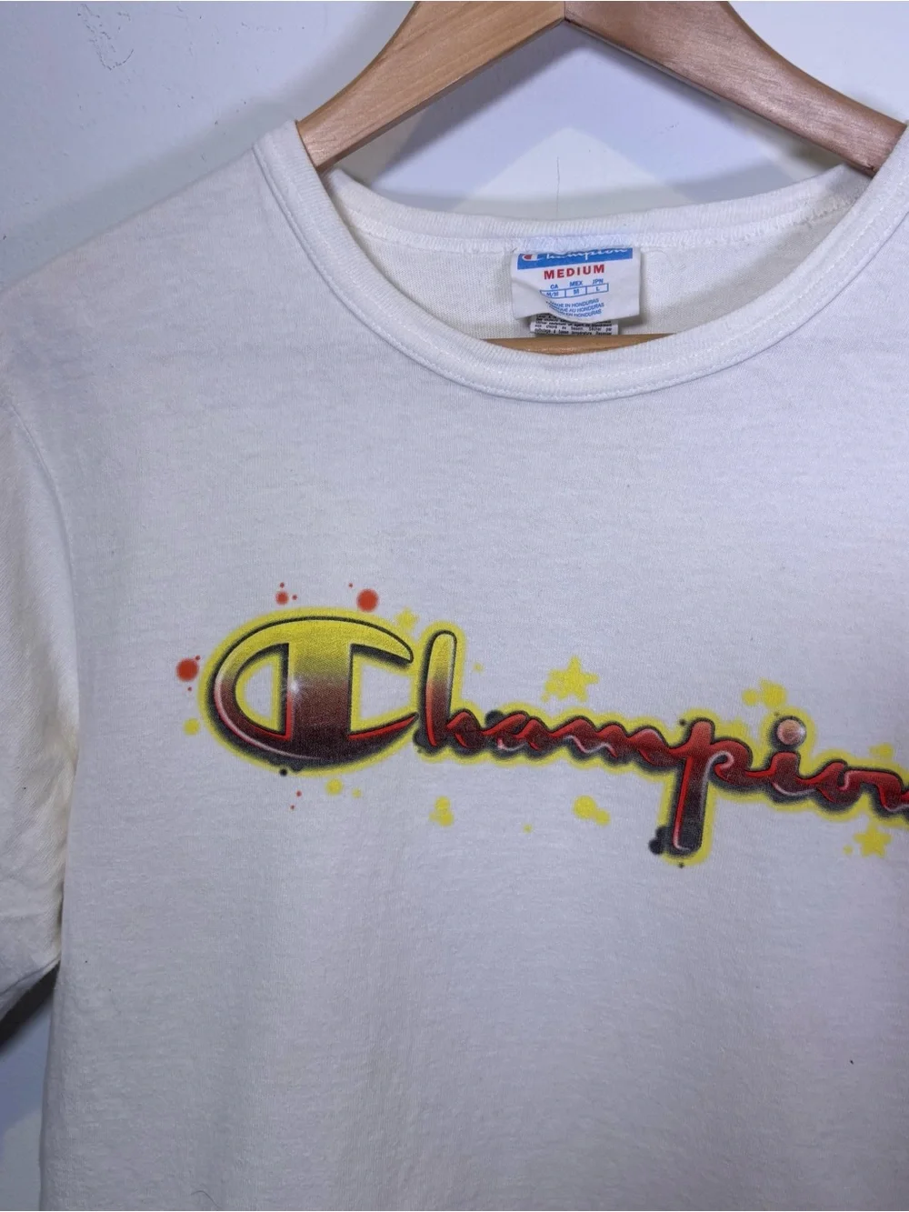 Champion White Logo Tee - Picture 2 of 5